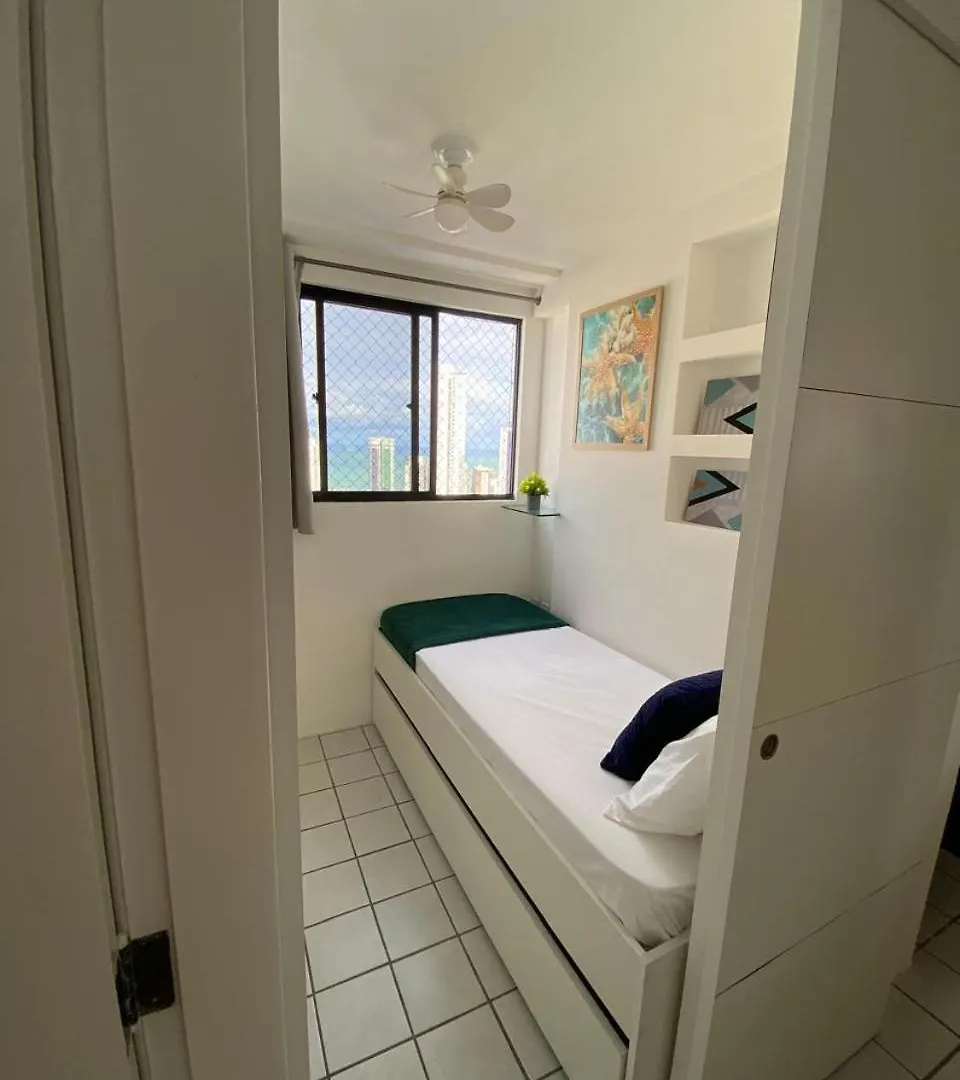Apt Novo - Boa Viagem, 5Min Da Praia, Prox Ao Aeroporto E Shopping 헤시피 아파트